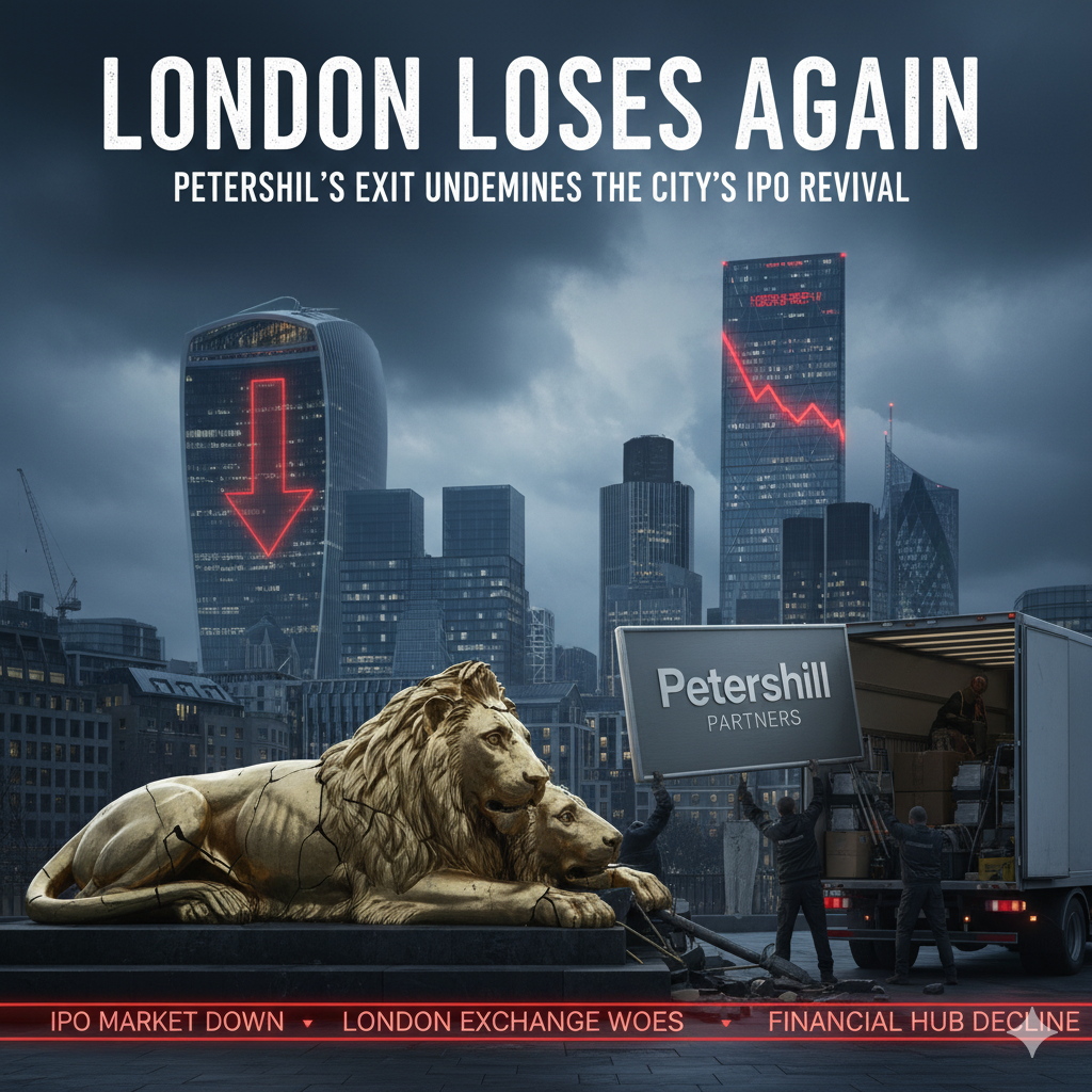 London Loses Again: Petershill’s Exit Undermines the City’s IPO Revival