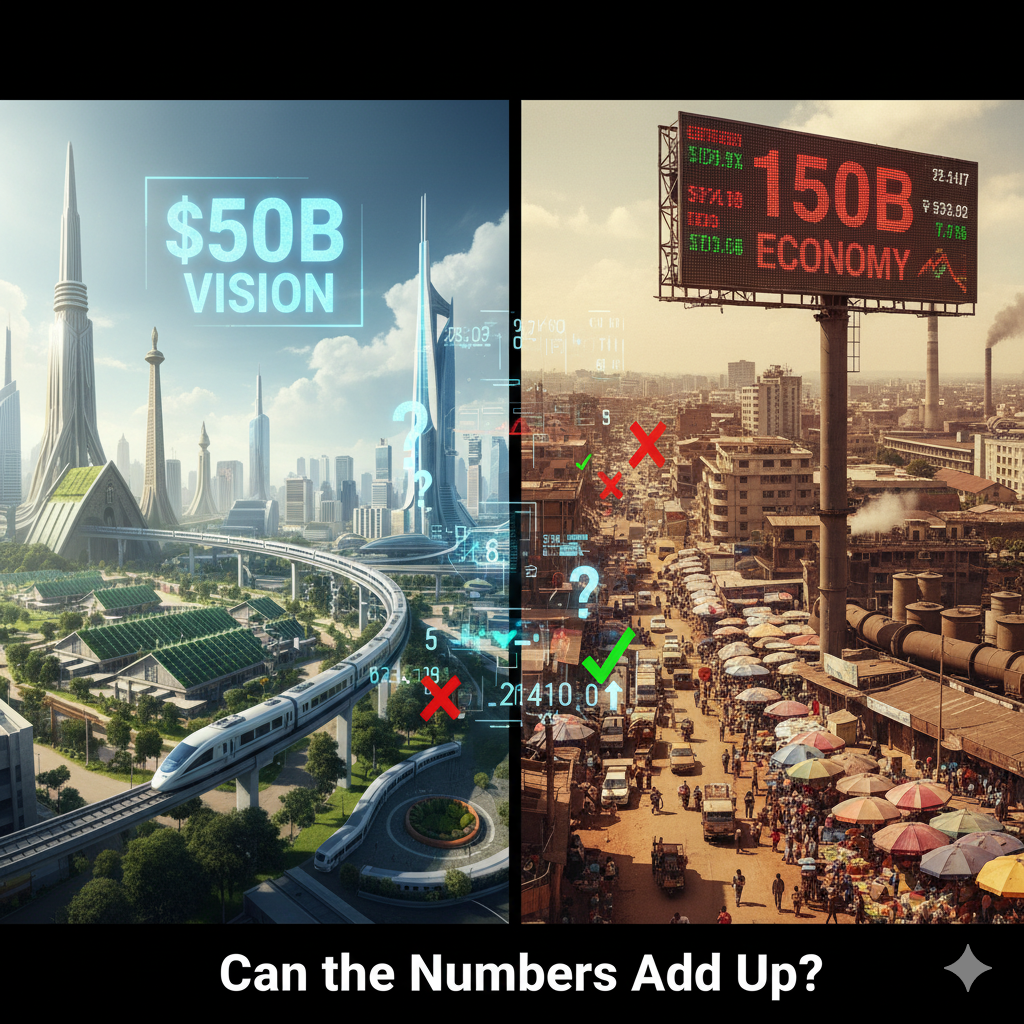 Ethiopia’s $50B Vision Meets a $150B Economy: Can the Numbers Add Up?