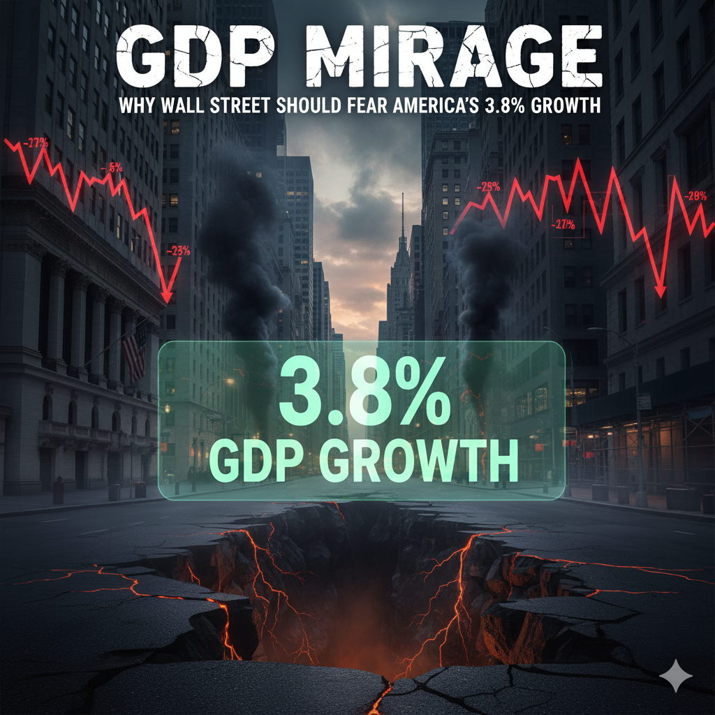 GDP Mirage: Why Wall Street Should Fear America’s 3.8% Growth