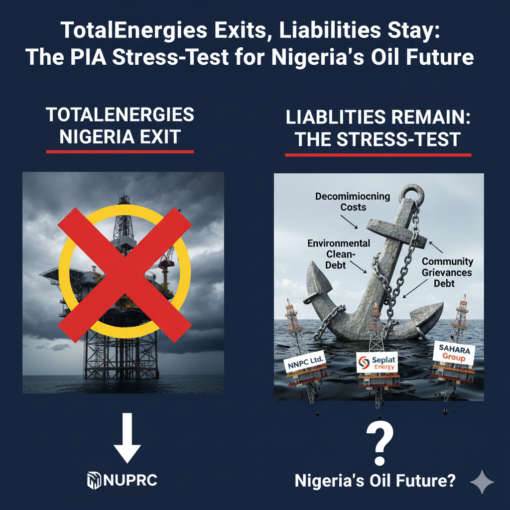 TotalEnergies Exits, Liabilities Stay: The PIA Stress-Test for Nigeria’s Oil Future