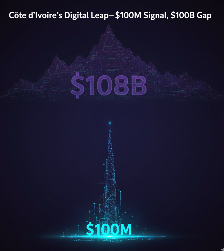 Côte d’Ivoire’s Digital Leap—$100M Signal, $100B Gap