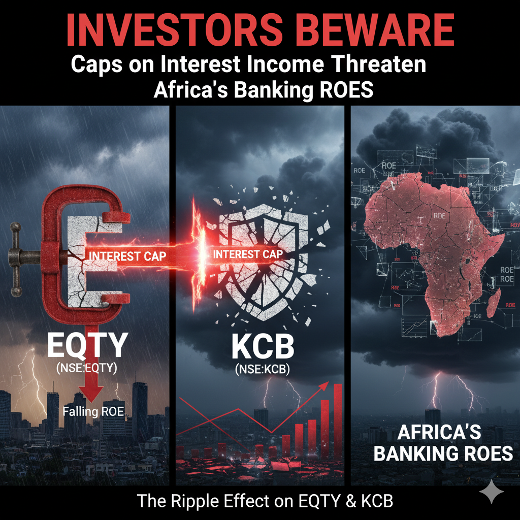 Investors Beware: Caps on Interest Income Threaten EQTY (NSE:EQTY), KCB (NSE:KCB) and Africa’s Banking ROEs