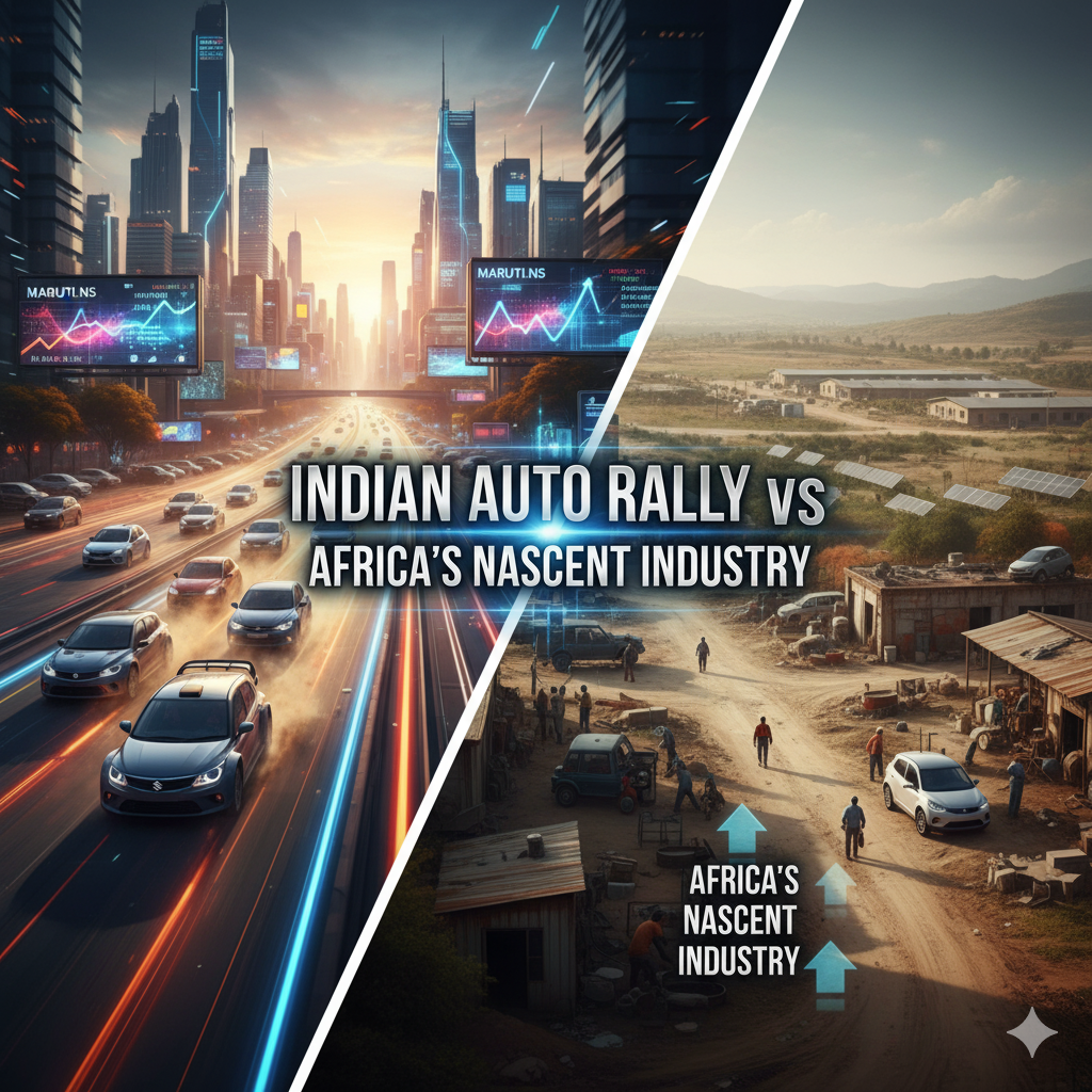 Indian Auto Rally (MARUTI.NS, TATAMOTORS.NS) vs Africa’s Nascent Industry