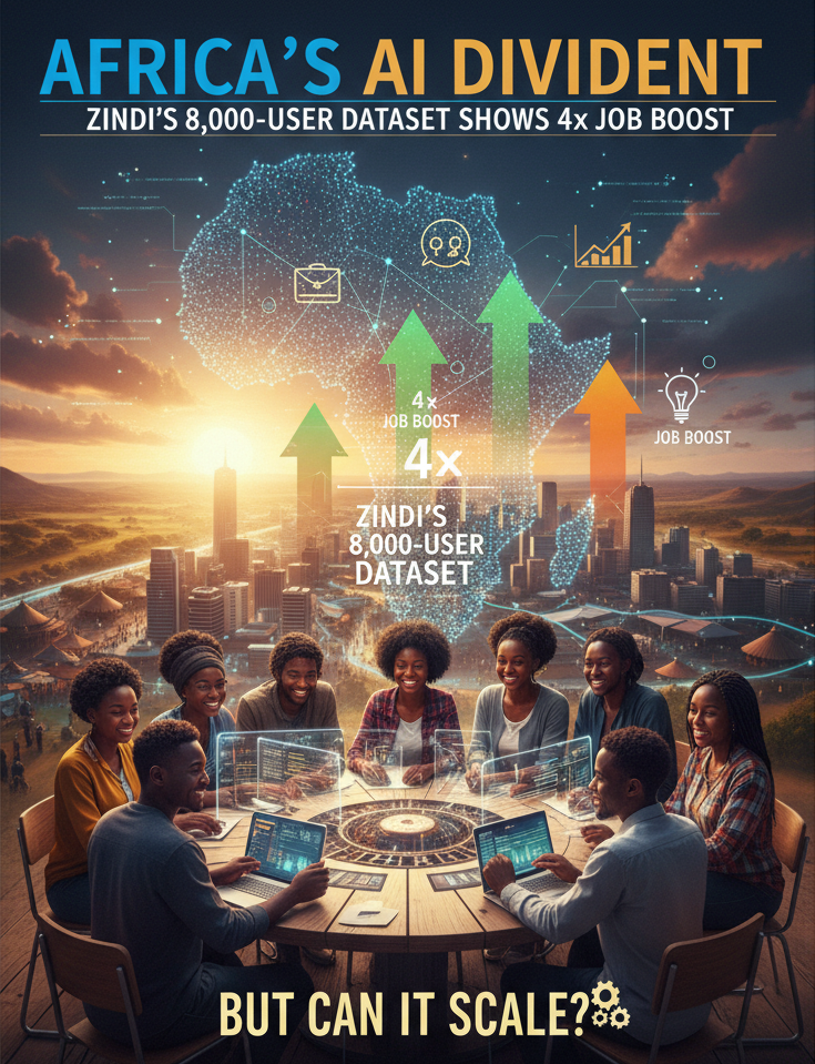 Africa’s AI Dividend: Zindi’s 8,000-User Dataset Shows 4× Job Boost, but Can It Scale?